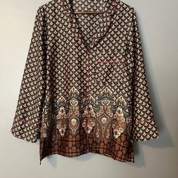 Zara Pajama Top - Picture 2 of 6